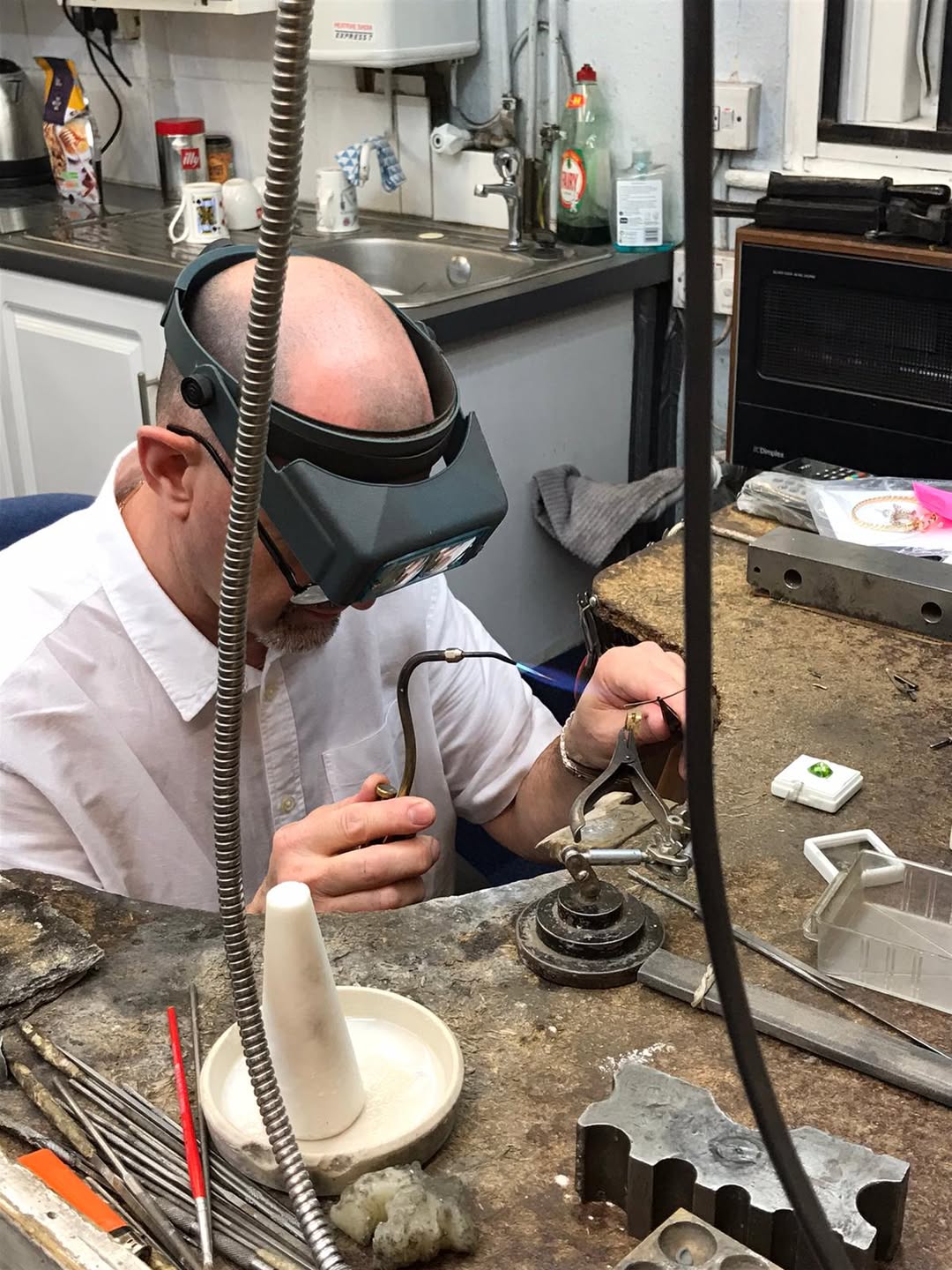 Shaun, jeweller and owner of Foreman & Beatty